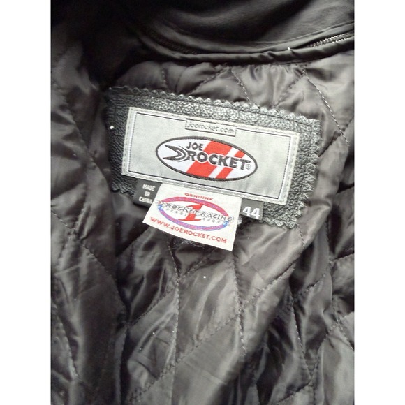Joe Rocket Yamaha Leather Motorcycle Jacket Size 44 Racing Dunlop Ohlins - Picture 5 of 8